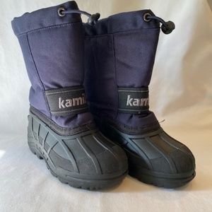 Kamik Kids Boots in Navy and Black